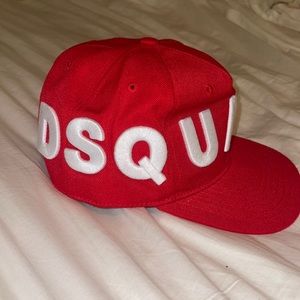 Desquared2 Red Baseball Cap/ Hat